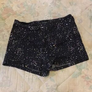 Pastel Stars V-Stitch High Rise Shorts